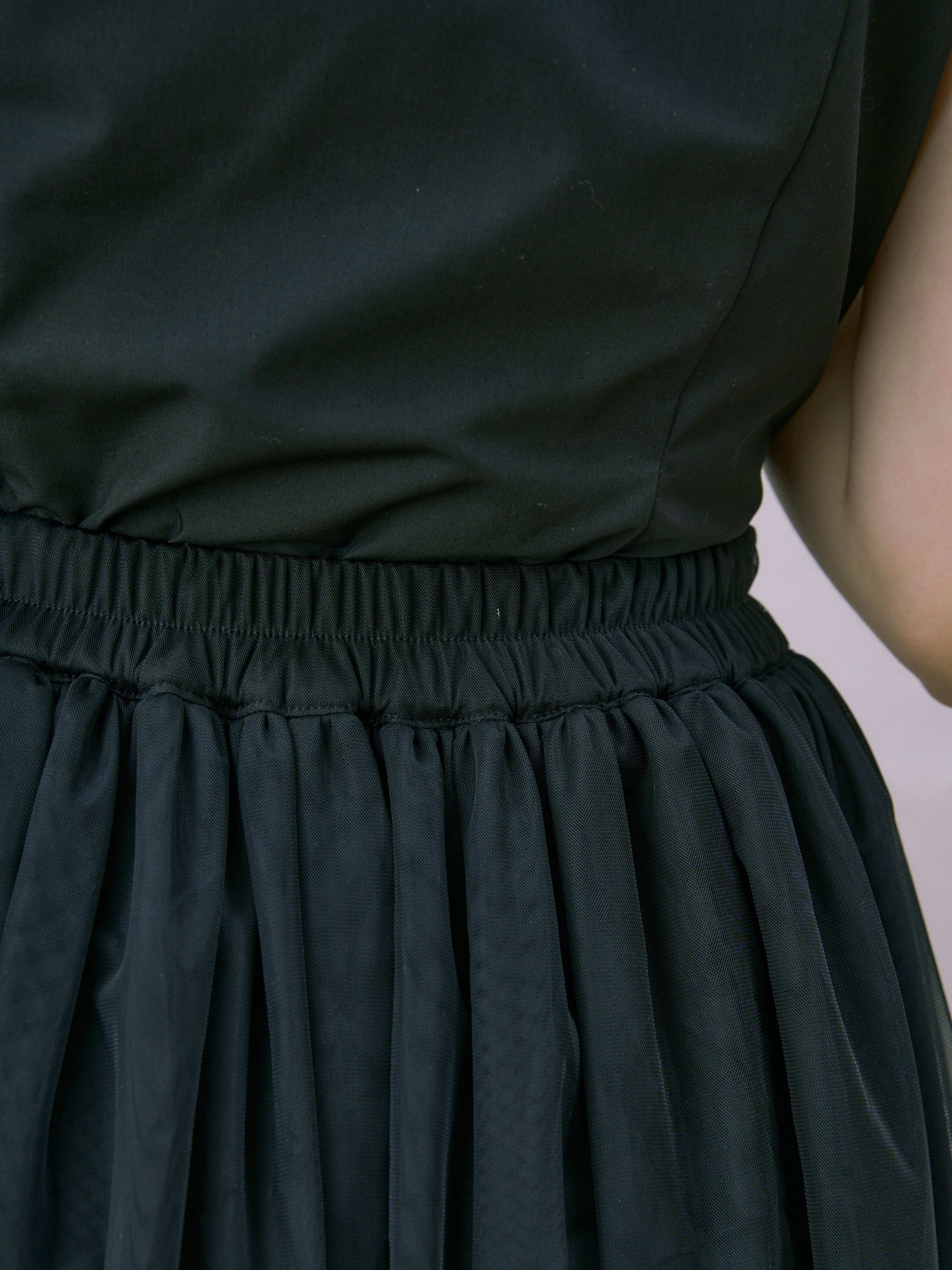 lily tulle long skirt