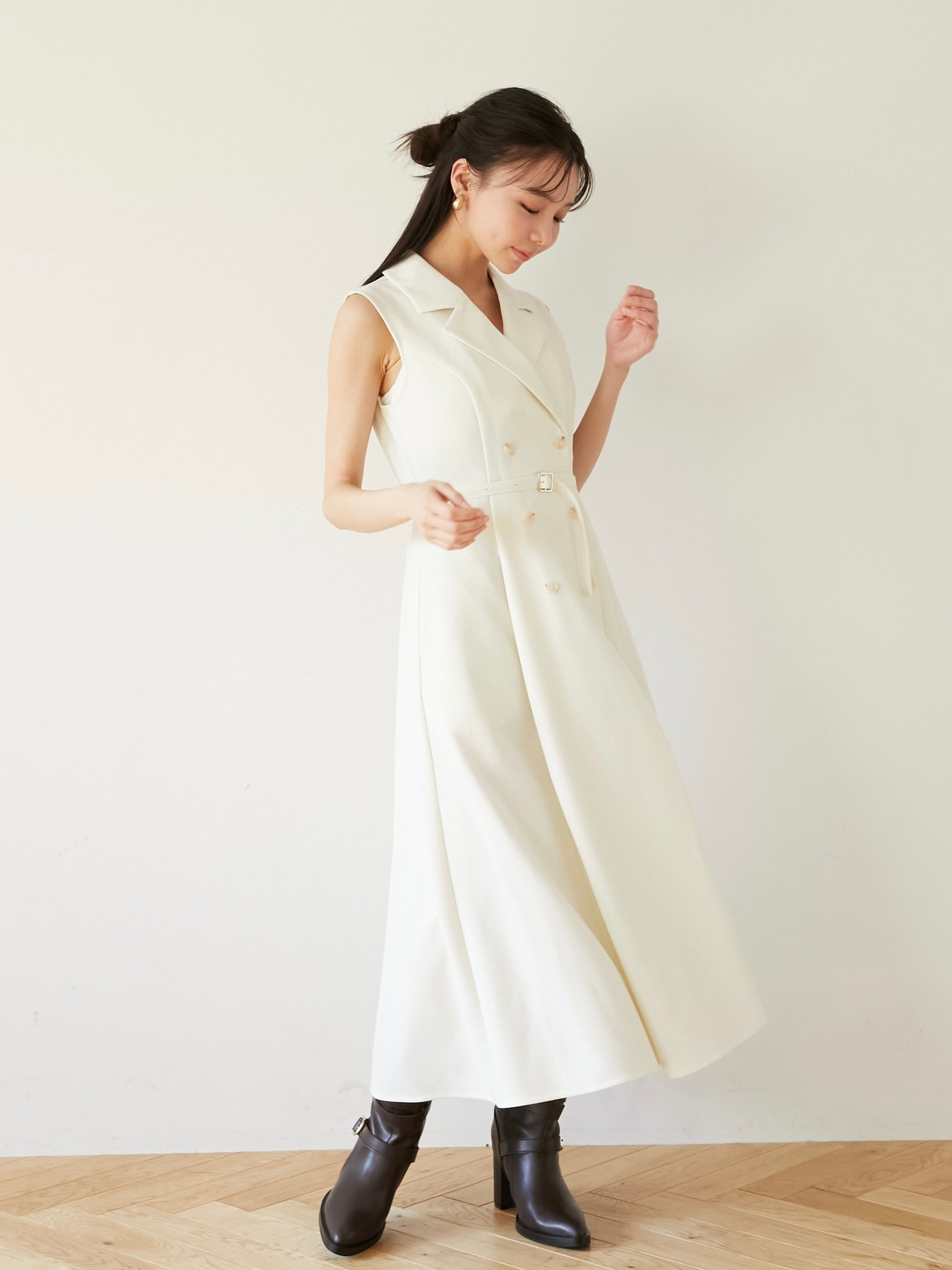 trench long dress｜期間限定10%OFF