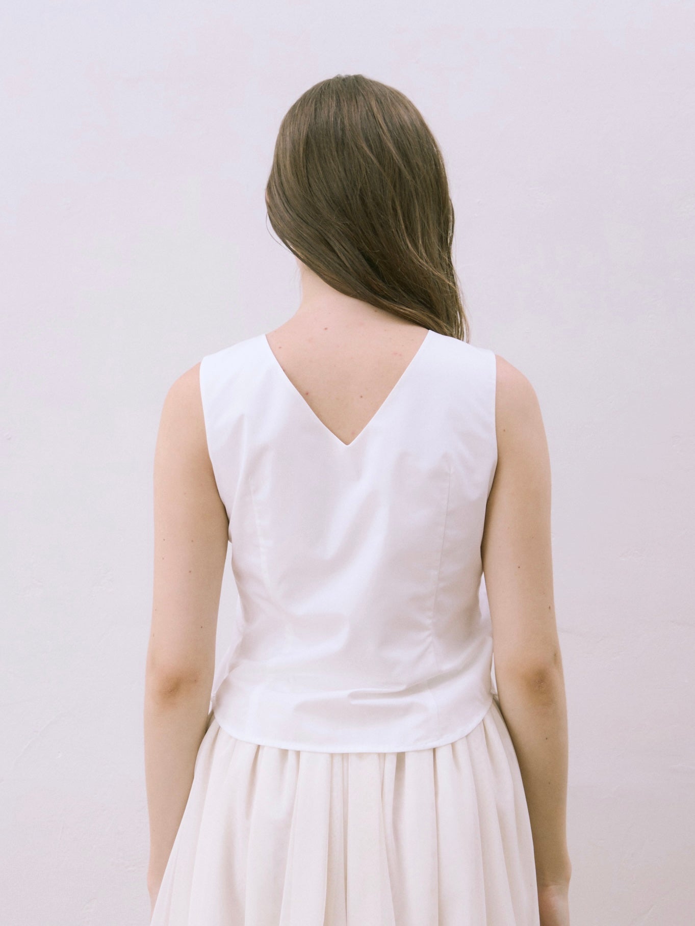 v neck ribbon blouse
