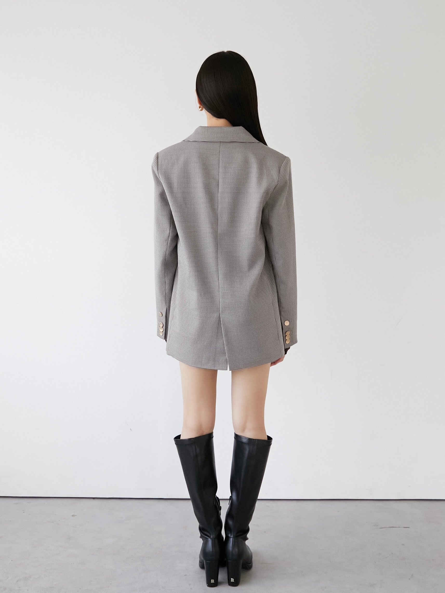 check tailored jacket